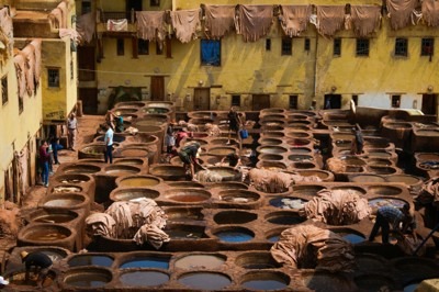 Chouara Tanneries, Fes, Morocco
