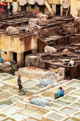 Chouara Tanneries, Fes, Morocco