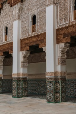 Must see in Marrakech, Morocco - Learn at Ben Youssef Madrasa