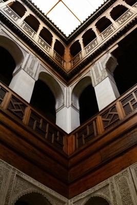 Must see in Marrakech, Morocco - Learn at Ben Youssef Madrasa