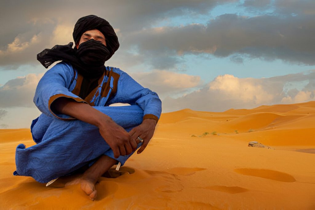 Head covering, Merzouga, Morocco