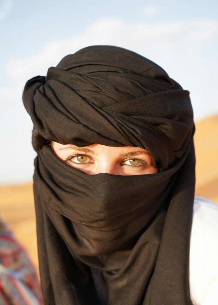Head covering, Merzouga, Morocco