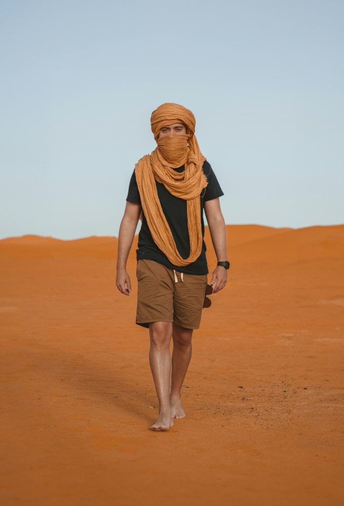 Head covering, Merzouga, Morocco