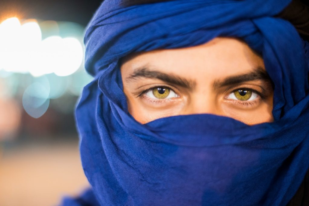 Head covering, Merzouga, Morocco