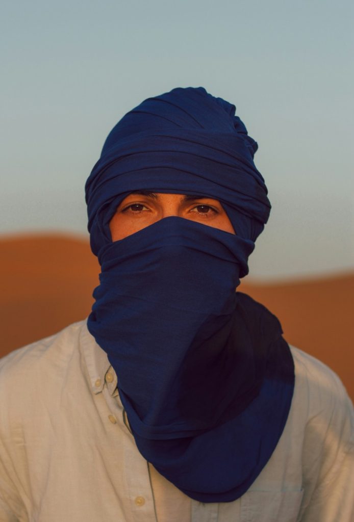 Head covering, Merzouga, Morocco