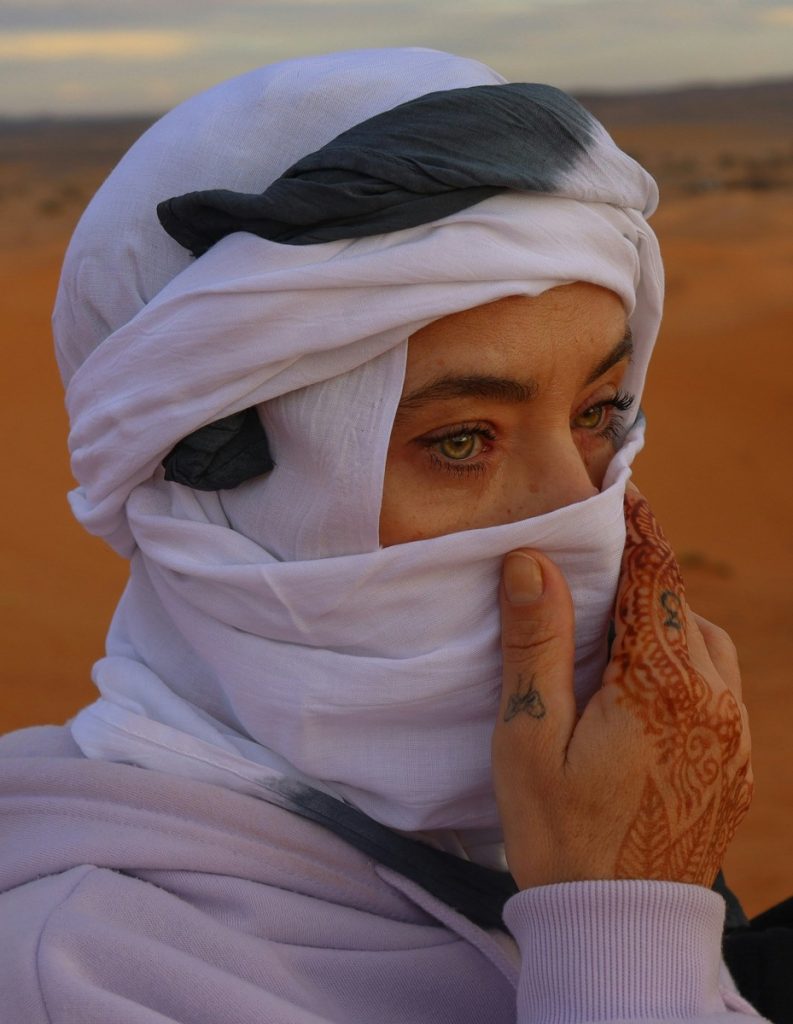 Head covering, Merzouga, Morocco