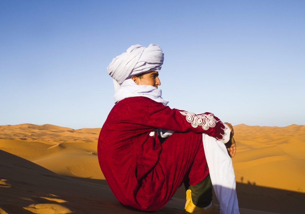Head covering, Merzouga, Morocco