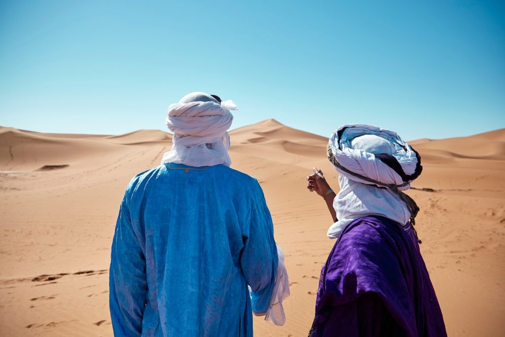 Head covering, Merzouga, Morocco