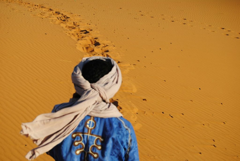 Head covering, Merzouga, Morocco