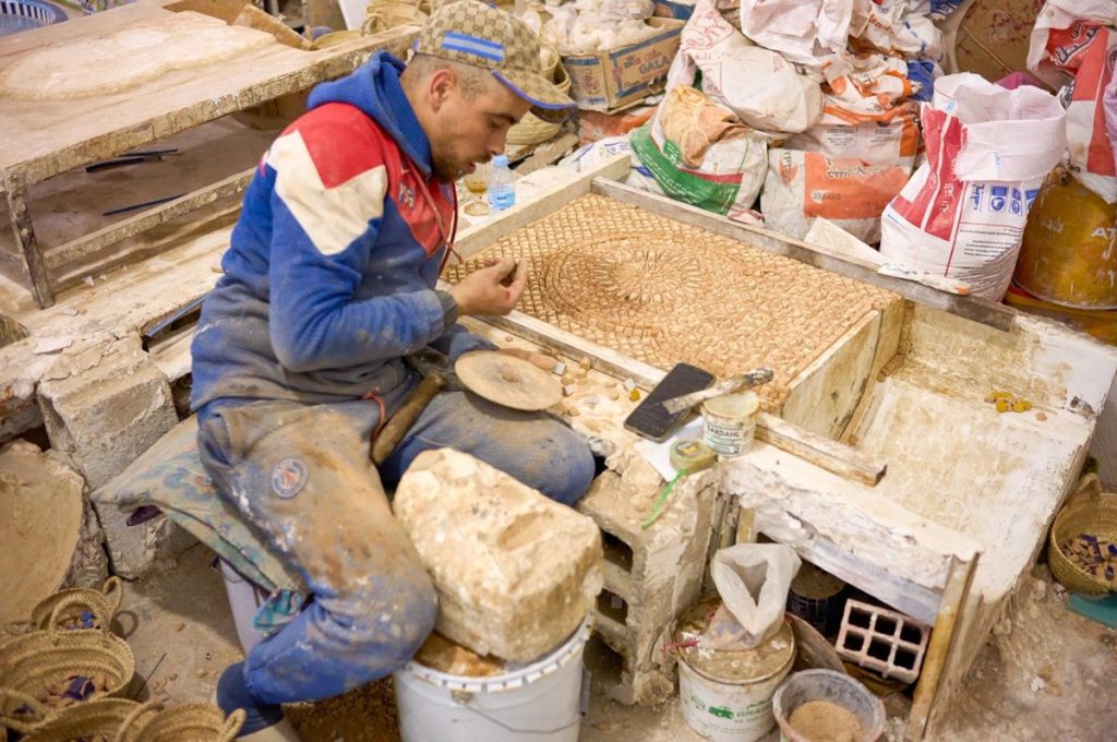 How Zellige tiles are made - Handmade Moroccan tile, Morocco