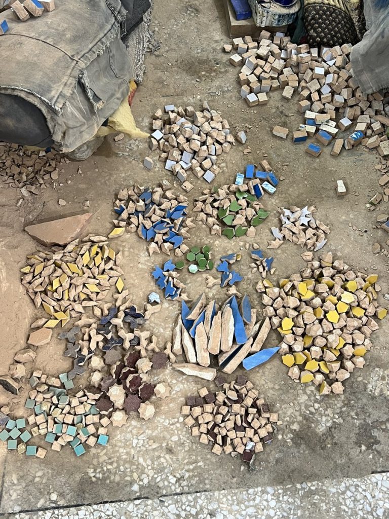 How Zellige tiles are made - Handmade Moroccan tile, Morocco