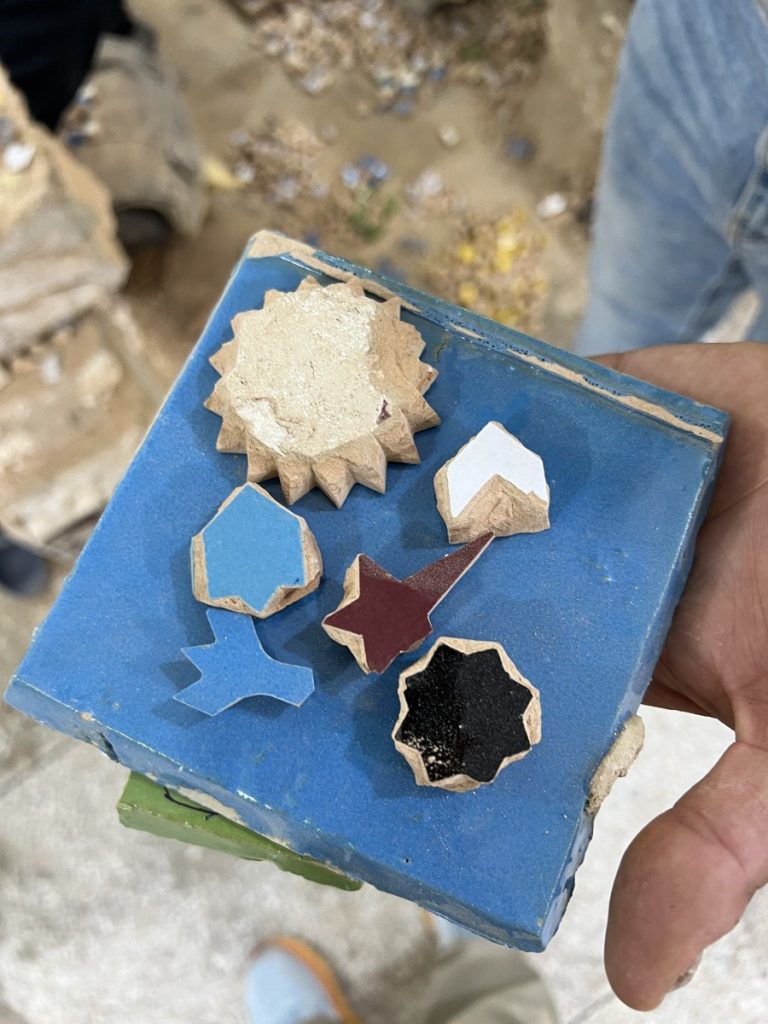 How Zellige tiles are made - Handmade Moroccan tile, Morocco