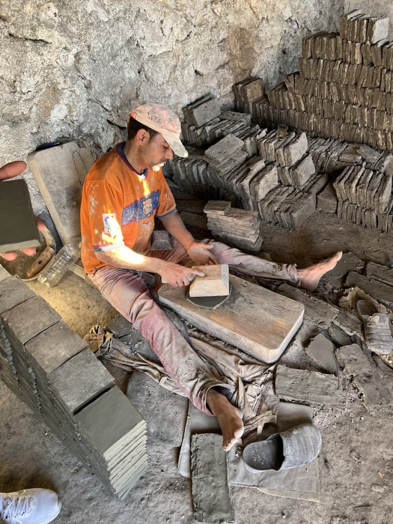 How Zellige tiles are made - Handmade Moroccan tile, Morocco