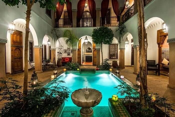 Moroccan Riads Indoor Swimming Pool - The Architecture of Moroccan Riads