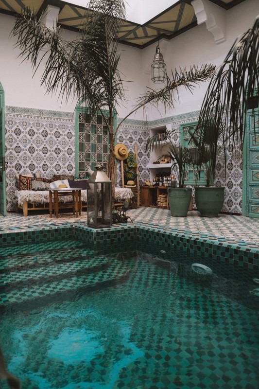 Moroccan Riads Indoor Swimming Pool - The Architecture of Moroccan Riads