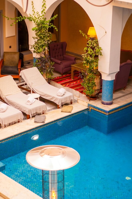 Moroccan Riads Indoor Swimming Pool - The Architecture of Moroccan Riads
