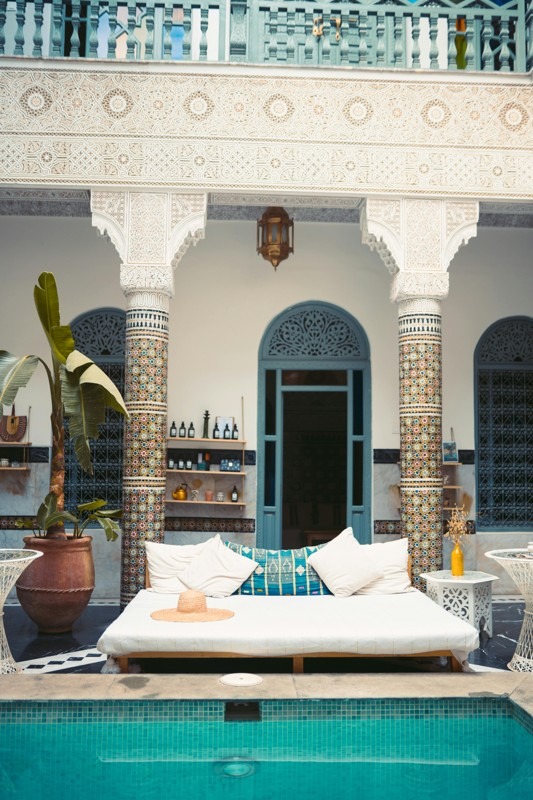 Moroccan Riads Indoor Swimming Pool - The Architecture of Moroccan Riads