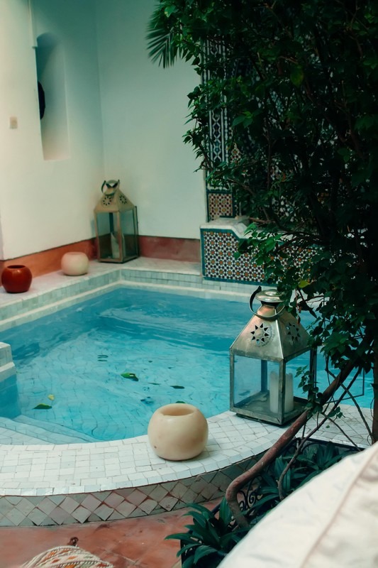 Moroccan Riads Indoor Swimming Pool - The Architecture of Moroccan Riads