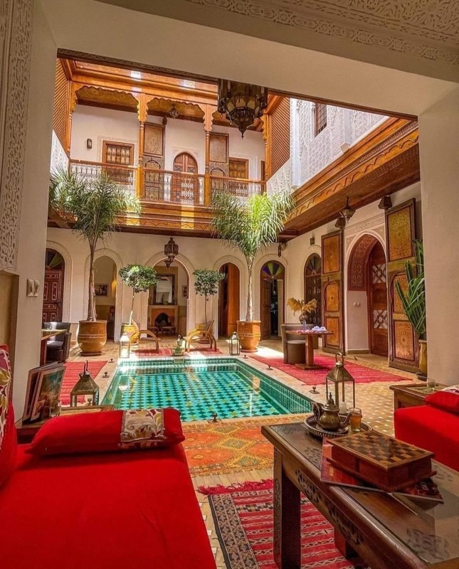 Moroccan Riads Indoor Swimming Pool - The Architecture of Moroccan Riads