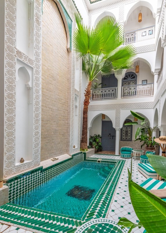 Moroccan Riads Indoor Swimming Pool - The Architecture of Moroccan Riads