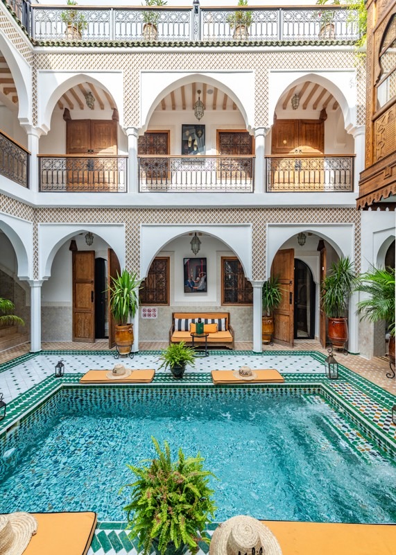 Moroccan Riads Indoor Swimming Pool - The Architecture of Moroccan Riads