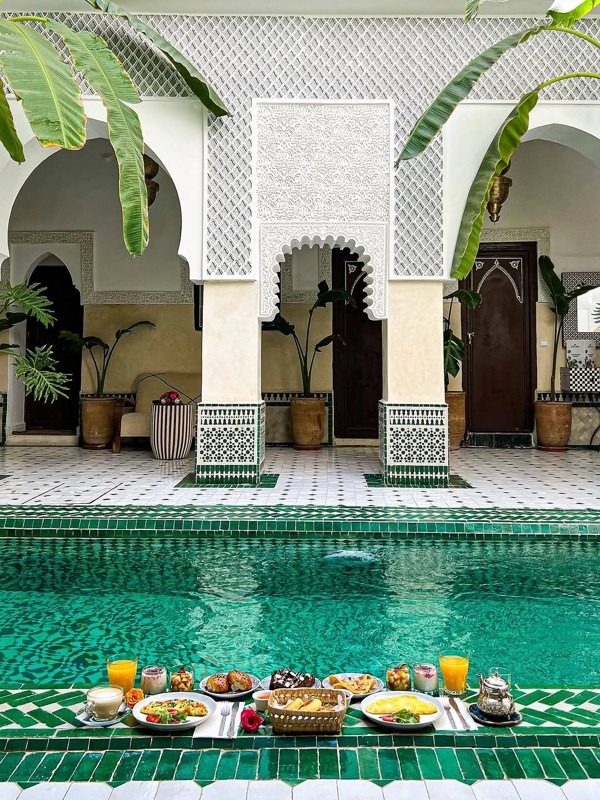 Moroccan Riads Indoor Swimming Pool - The Architecture of Moroccan Riads