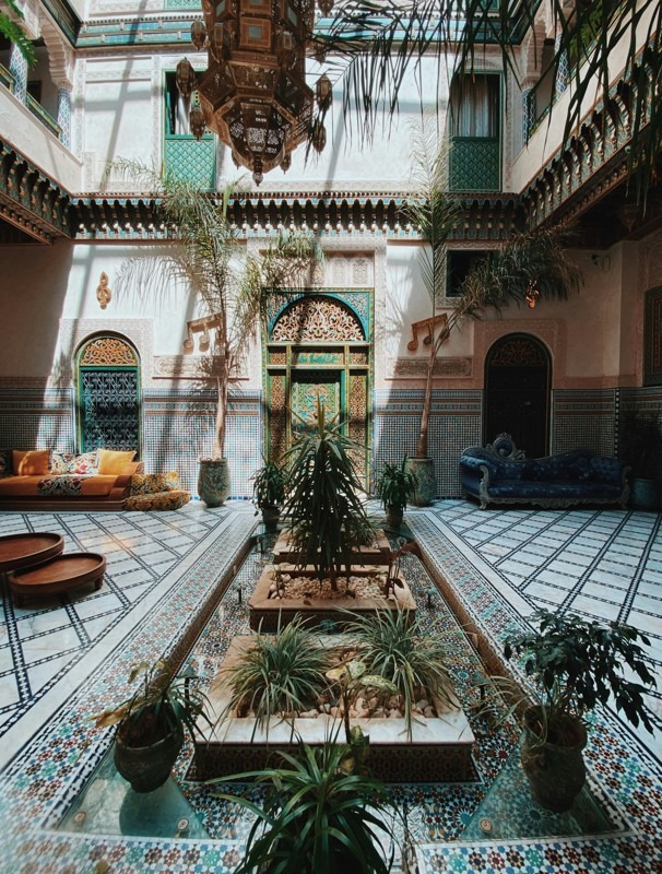 Moroccan Riads Patios - The Architecture of Moroccan Riads