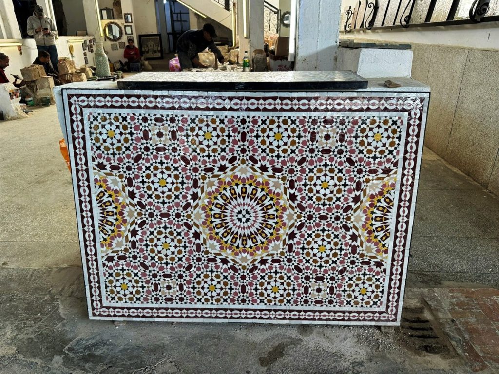 Moroccan tile designs, Zellige, Morocco