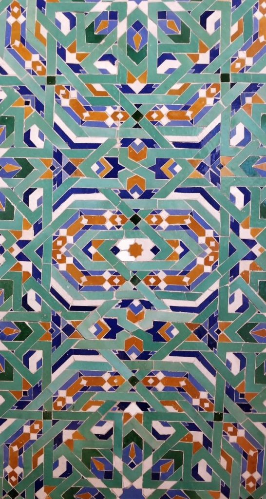 Moroccan tile designs, Zellige, Morocco