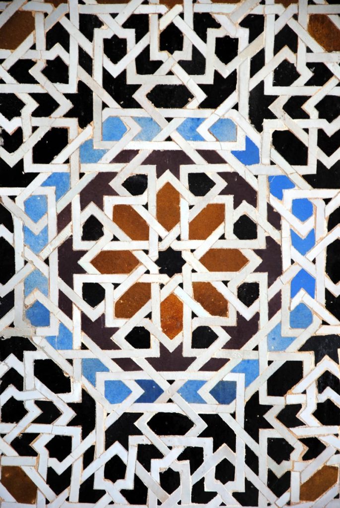 Moroccan tile designs, Zellige, Morocco