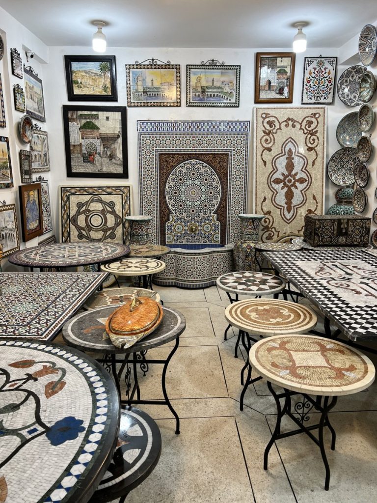 Moroccan tile designs, Zellige, Morocco
