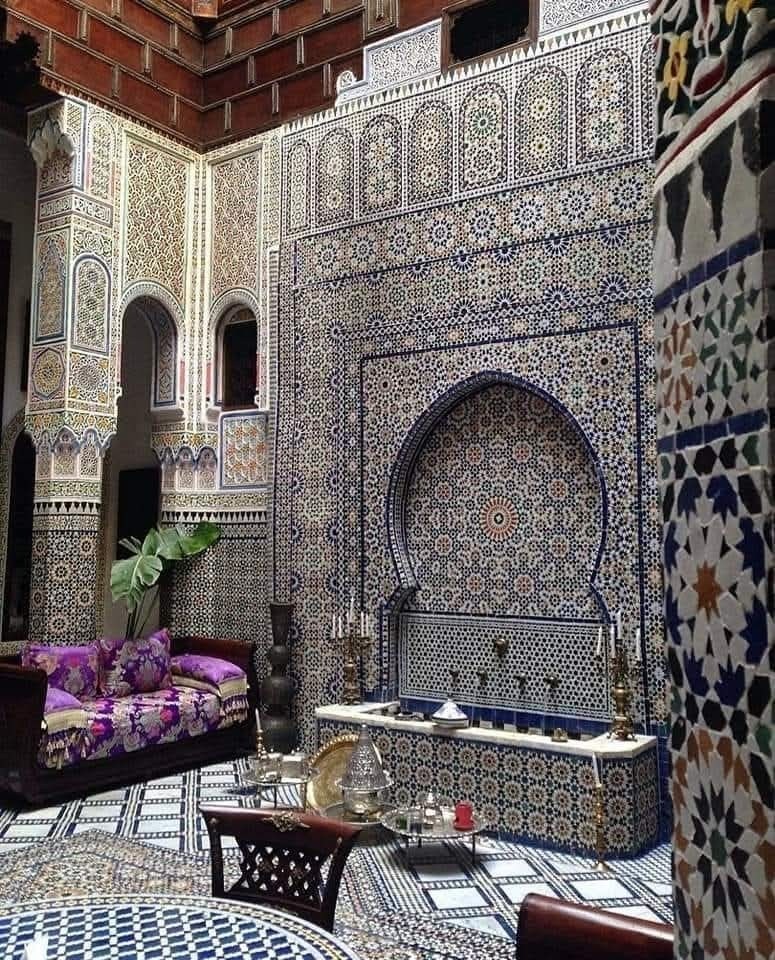 Moroccan tilework Zellige