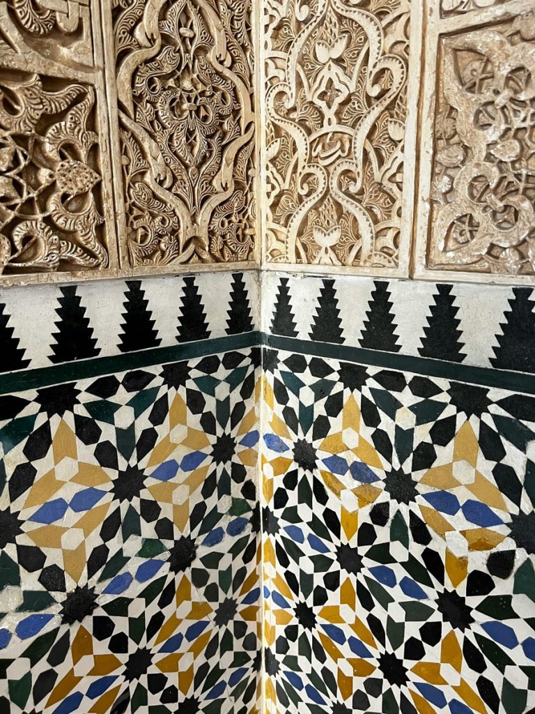 Moroccan tilework Zellige