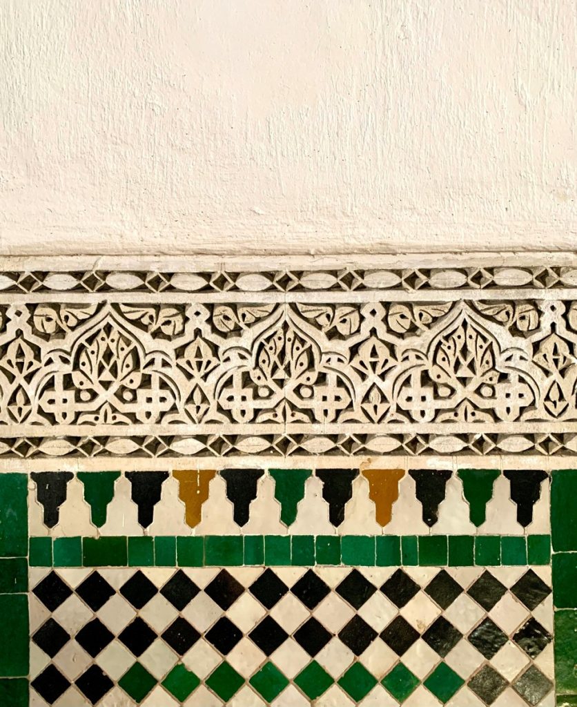 Moroccan tilework Zellige