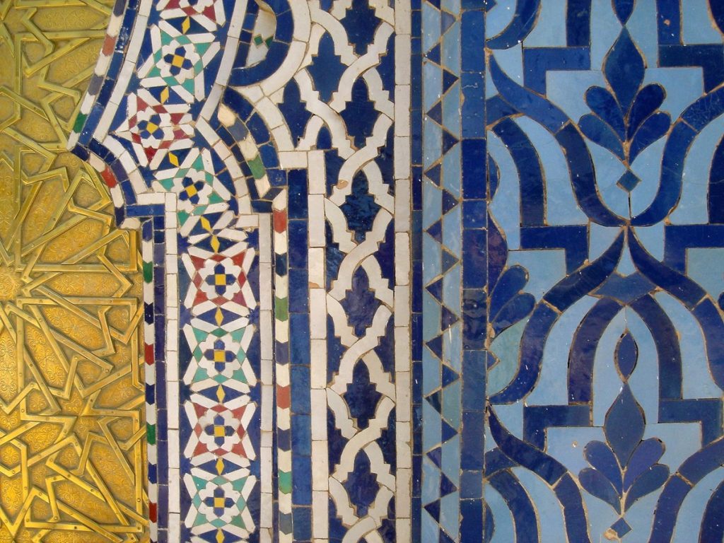Moroccan tilework Zellige