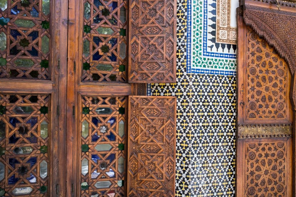 Moroccan tilework Zellige