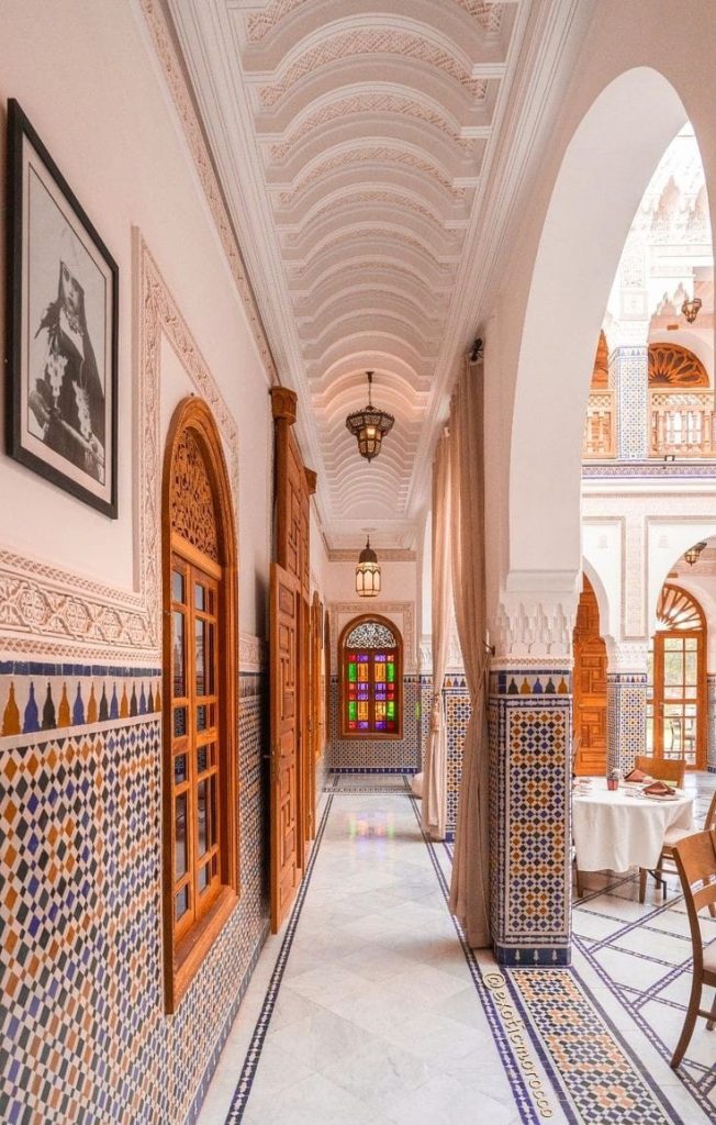 Moroccan tilework Zellige