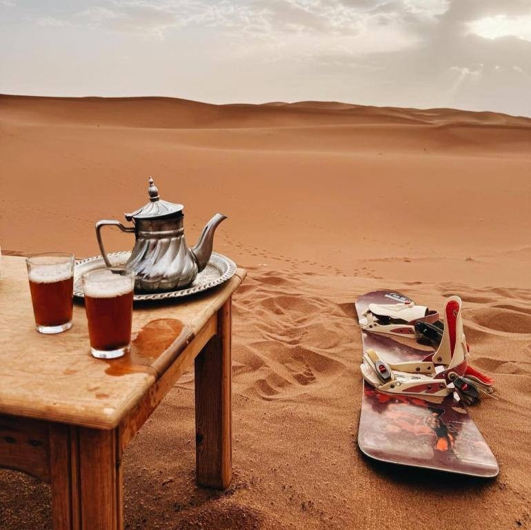 Sandboarding, Merzouga, Morocco