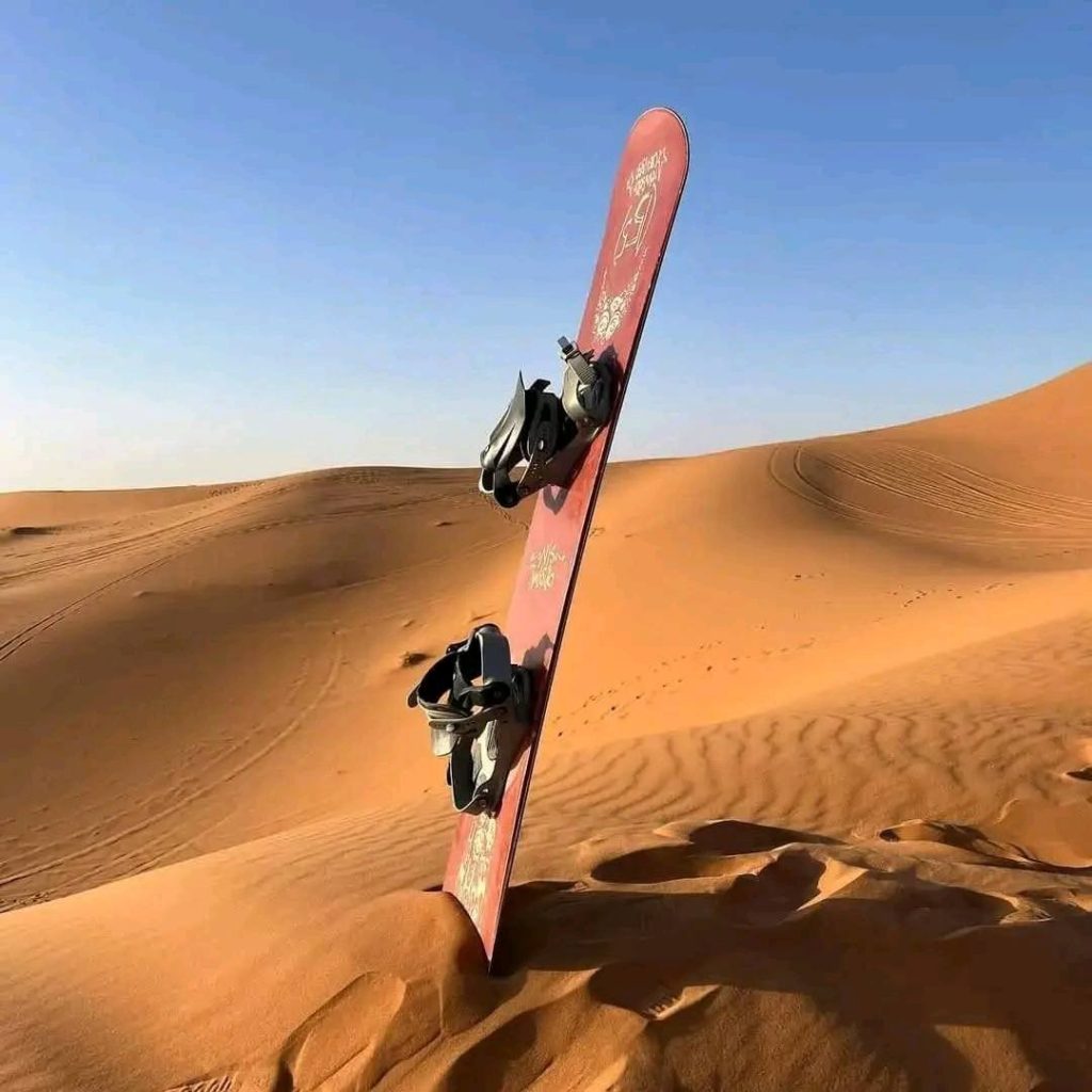 Sandboarding, Merzouga, Morocco