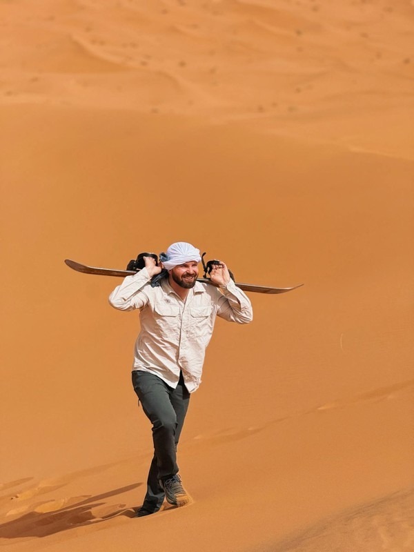 Sandboarding, Merzouga, Morocco