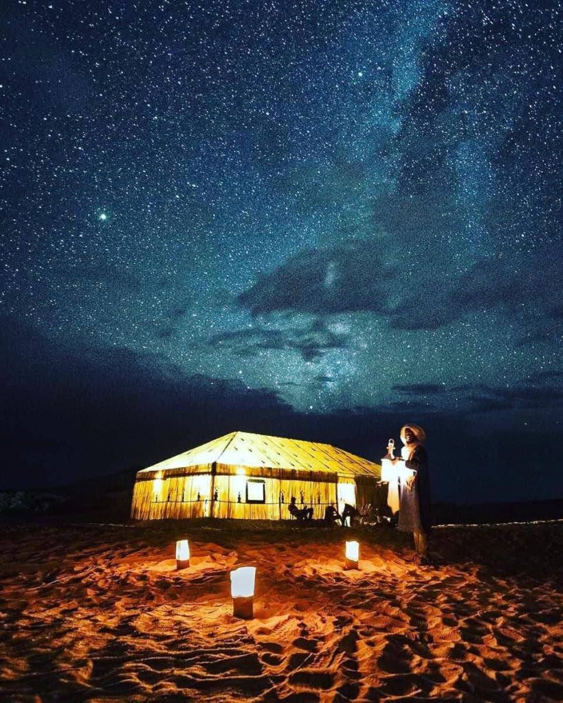 Sunset and Stars, Merzouga, Morocco