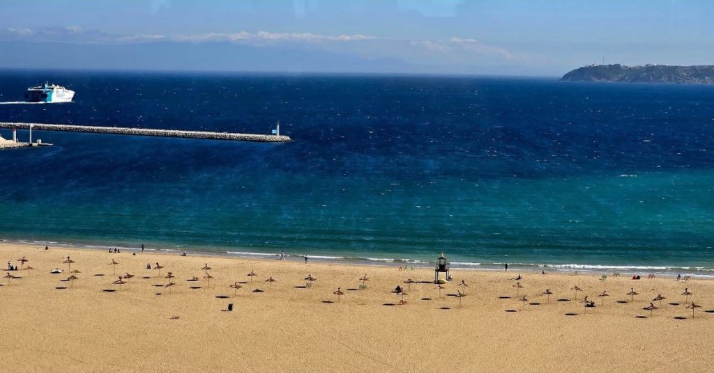 The Corniche, Sea, Tangier, Morocco