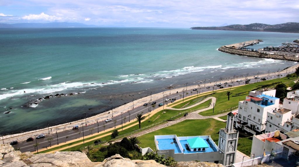 The Corniche, Sea, Tangier, Morocco